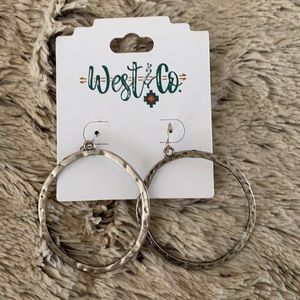 West & Co. silver earrings